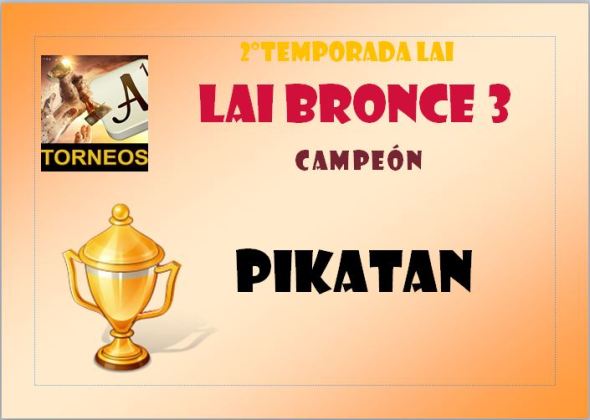 DIPLOMA CAMPEÓN BRONCE 3
