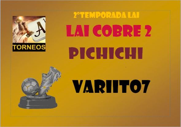 DIPLOMA PICHICHI COBRE 2