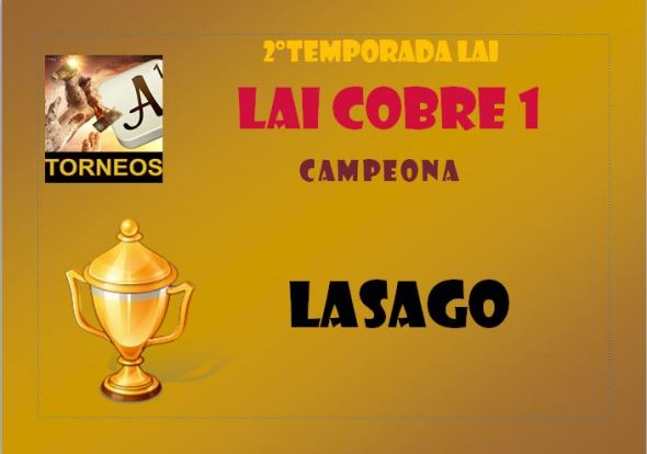 DIPOMA CAMPEONA COBRE 1