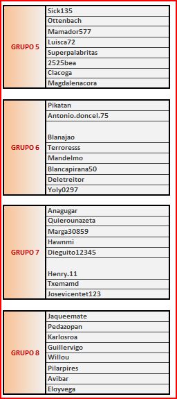 GRUPOS 5-6-7-8