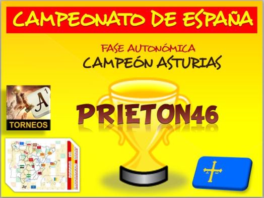 DIPLOMA CAMPEON ASTURIAS