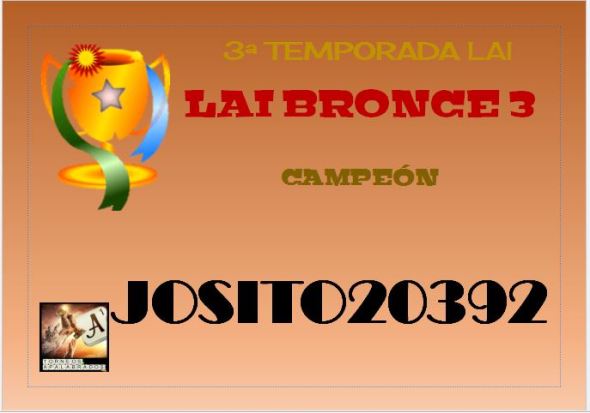 DIPLOMA CAMPEÓN BRONCE 3