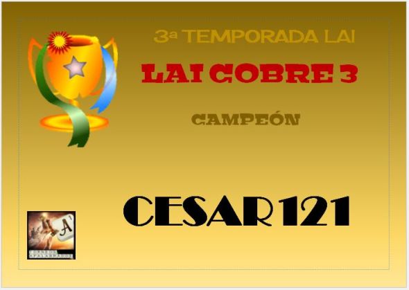 DIPLOMA CAMPEÓN COBRE 3
