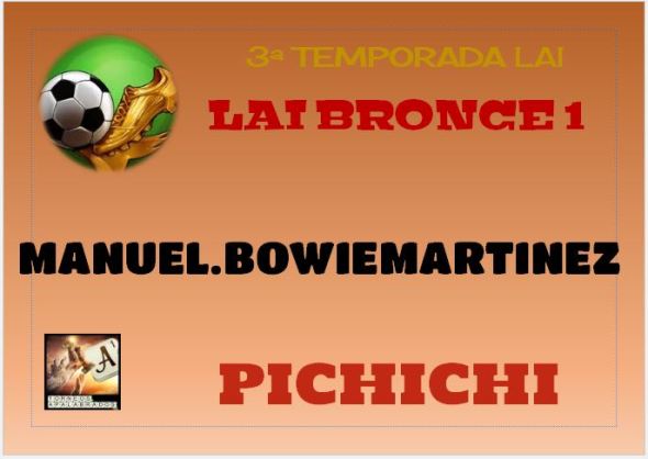 DIPLOMA PICHICHI BRONCE 1