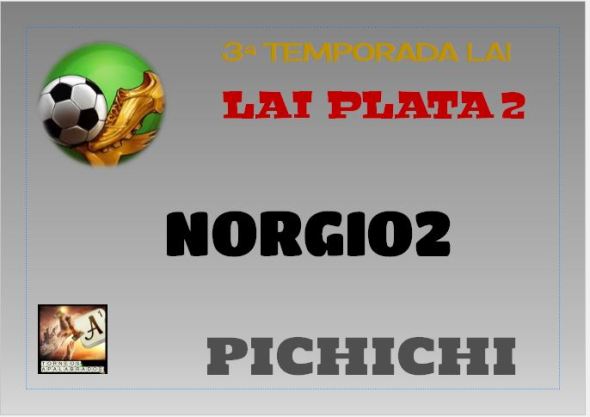 DIPLOMA PICHICHI PLATA 2