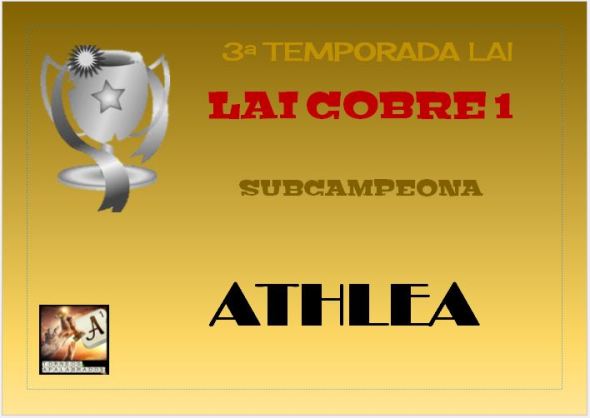 DIPLOMA SUBCAMPEÓN COBRE 1