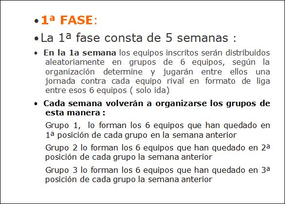 reglas2 primera fase