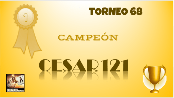 DIPLOMA CAMPEÓN 68