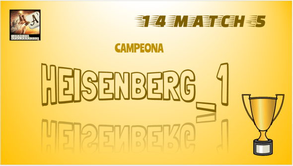 14 MATCH CAMPEONA