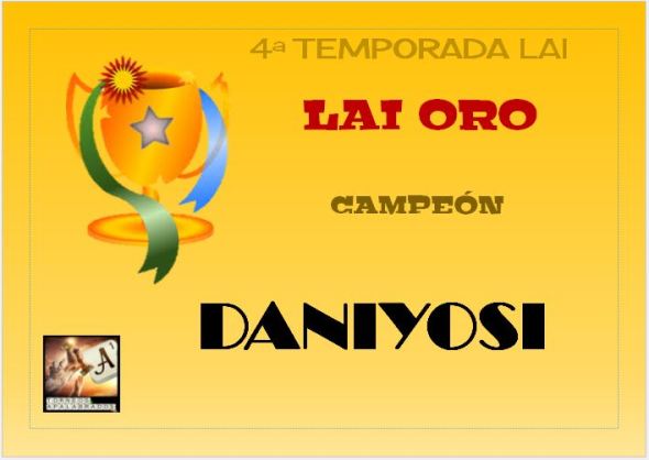 LAI ORO CAMPEÓN
