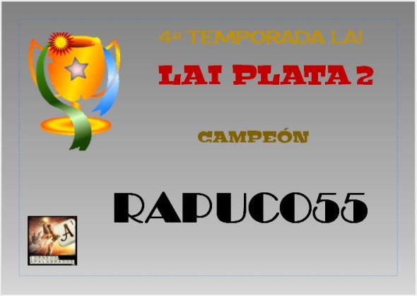 LAI PLATA 2 CAMPEÓN
