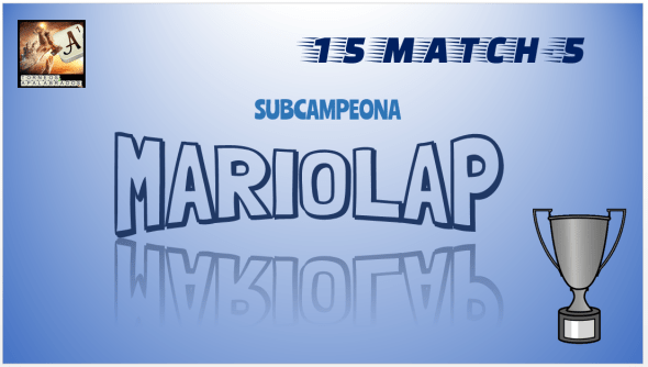 15 MATCH5 DIPLOMA SUBCAMPEONA