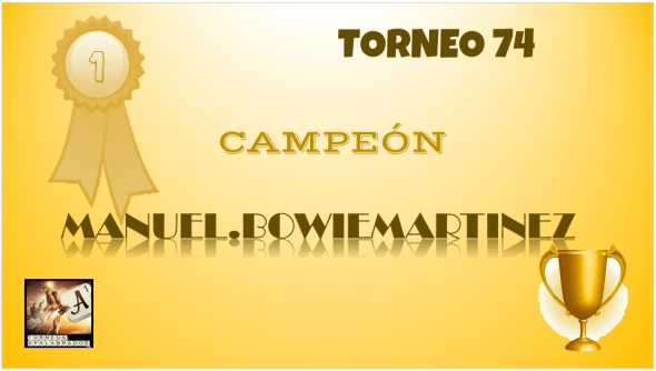 T74 DIPLOMA CAMPEÓN