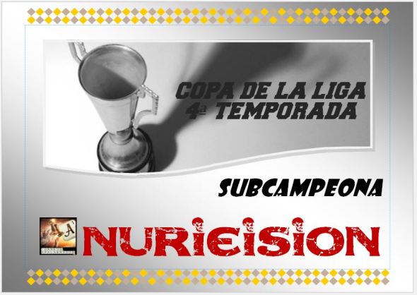 COPA LIGA DIPLOMA SUBCAMPEONA