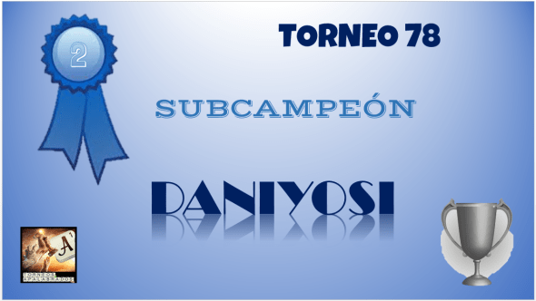 78º DIPLOMA SUBCAMPEÓN