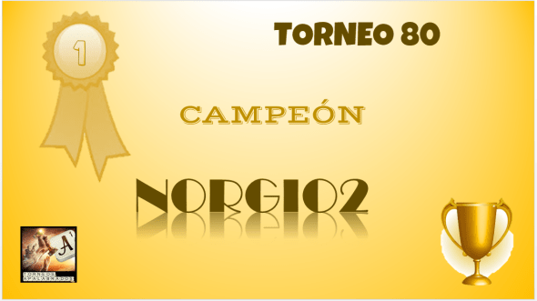 80ºDIPLOMA CAMPEÓN