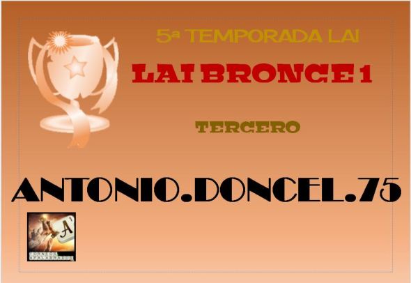BRONCE 1 DIPLOMA TERCERO