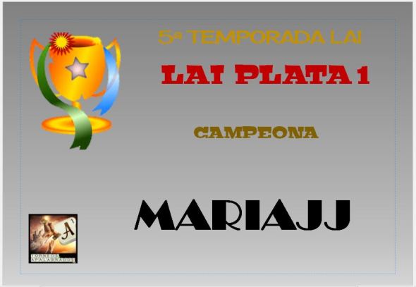 PLATA1 DIPLOMA CAMPEONA