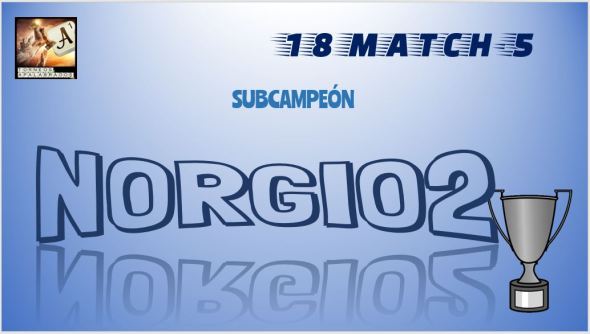 18M5 DIPLOMA SUBCAMPEÓN