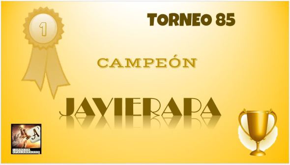T85 DIPLOMA CAMPEÓN