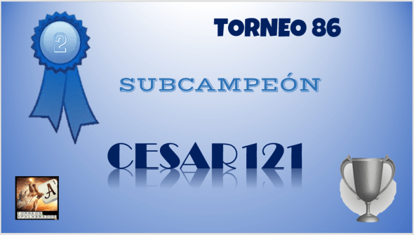 T86 DIPLOMA SUBCAMPEÓN