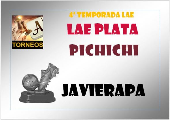 LAE 4 PLATA DIPLOMA PICHICHI