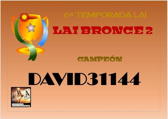 LAI 6 BRONCE 2 DIPLOMA CAMPEÓN