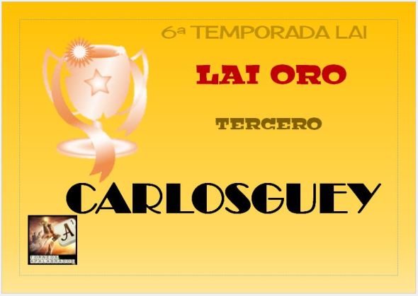 LAI 6 ORO DIPLOMA TERCERO