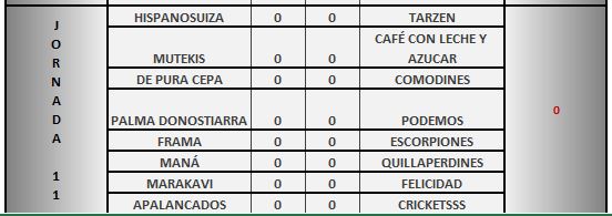 LAE PLATA JORNADA 11