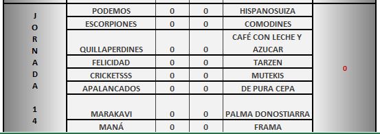 LAE PLATA JORNADA 14