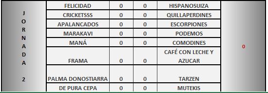 LAE PLATA JORNADA 2