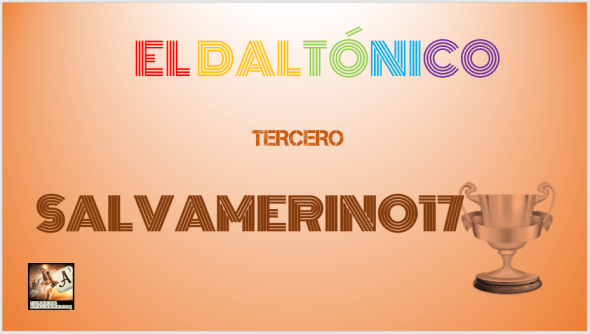 DALTÓNICO DIPLOMA TERCERO
