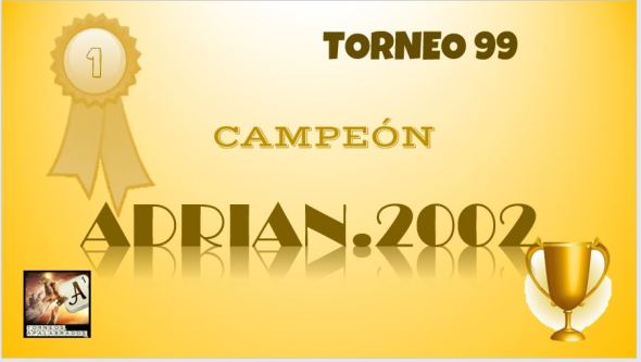 99ºDIPLOMA CAMPEÓN