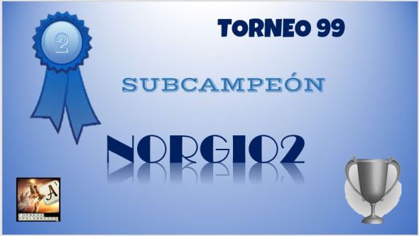 99ºDIPLOMA SUBCAMPEÓN